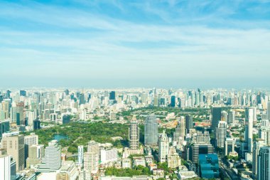 Güzel cityscape mimarisi ve Bangkok Th içinde bina