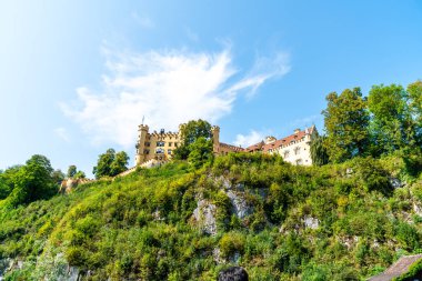 Bavyera kalede Hohenschwangau, güzel mimari 