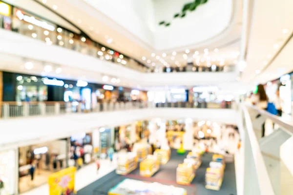 Borrão abstrato e shopping center de luxo desfocado e loja de varejo — Fotografia de Stock