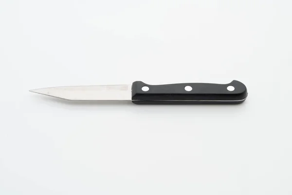 Knife utensil on white background — Stock Photo, Image