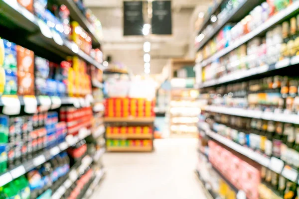 süpermarkette soyut bulanıklık