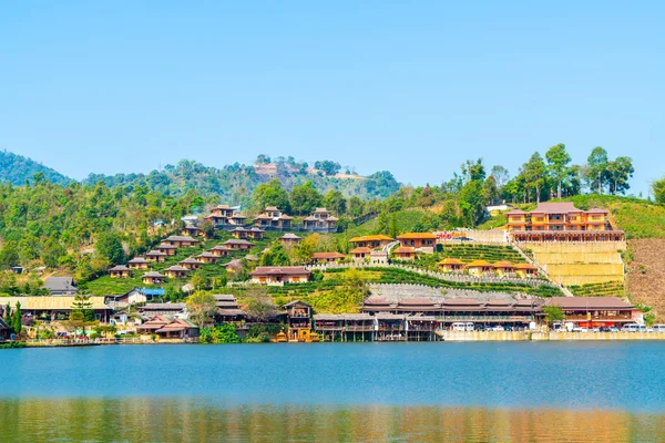 Zakázat Rak thajské, čínské osídlení v Mae Hong Son, Thajsko. — Stock fotografie