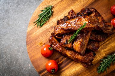 Izgara Barbekü kaburga domuz