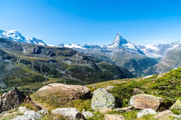 瑞士采尔马特马特峰的景色. — 图库照片