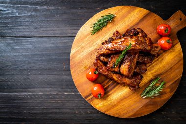 Izgara Barbekü kaburga domuz