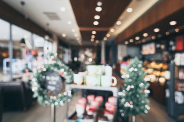 soyut bulanıklık ve kahve dükkanı café restoranında defocused