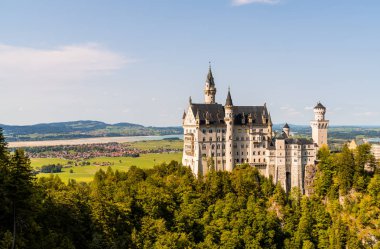 Bavyera Neuschwanstein Şatosu, güzel mimari 