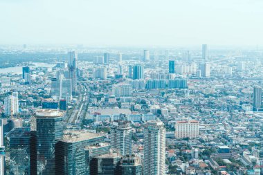 Güzel cityscape mimarisi ve Bangkok Th içinde bina
