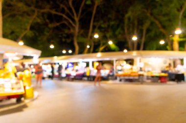 soyut bulanıklık ve gece semt pazarı defocused