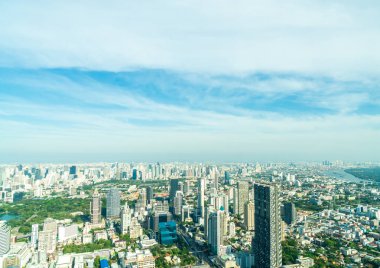 Güzel cityscape mimarisi ve Bangkok Th içinde bina