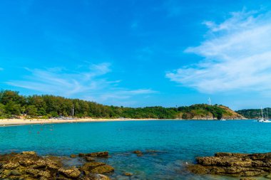 Güzel tropikal plaj ve deniz 