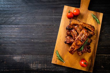 Izgara Barbekü kaburga domuz