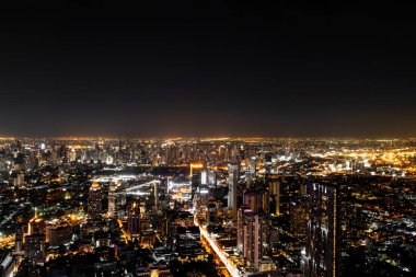 Güzel şehir mimarisi ve Bangkok citysca bina