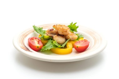 Sebzeli ızgara tarak shell