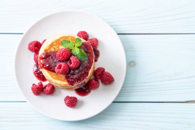 taze ahududu ile gözleme