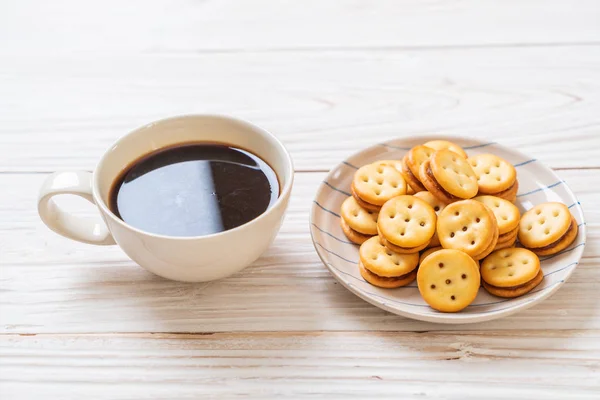 Galleta con mermelada de piña — Foto de Stock