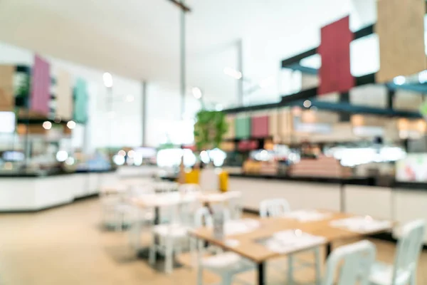 Abstract blur and defocused food court center in shopping mall — Stock Photo, Image