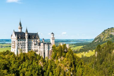 Bavyera Neuschwanstein Şatosu, güzel mimari 