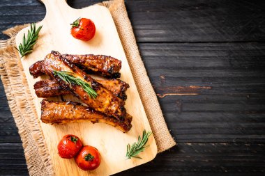 Izgara Barbekü kaburga domuz