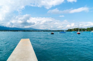 Thun Gölü Dağı İsviçre