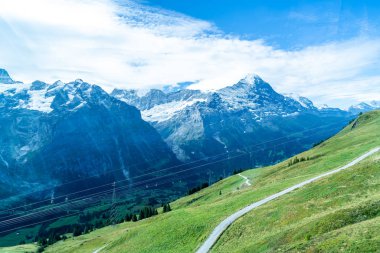 Güzel Alps dağ Grindelwald, İsviçre 