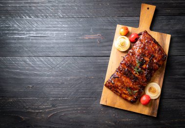 Izgara Barbekü kaburga domuz