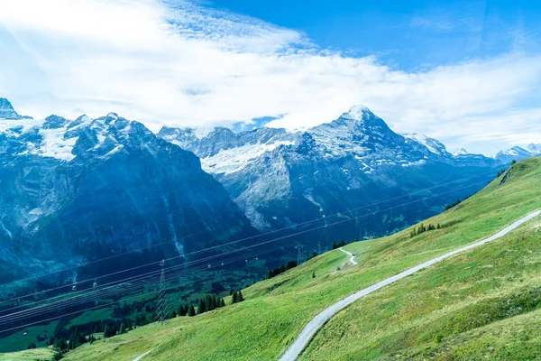 Güzel Alps dağ Grindelwald, İsviçre 