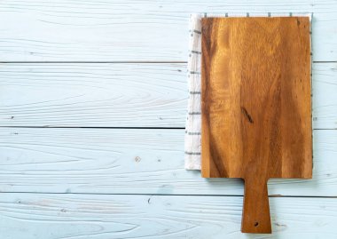 mutfak bezle ahşap tahta boş kesme