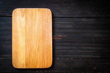 mutfak bezle ahşap tahta boş kesme