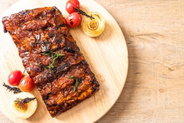 Izgara Barbekü kaburga domuz