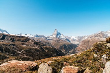 Gösterim Matterhorn Peak Zermatt, İsviçre.