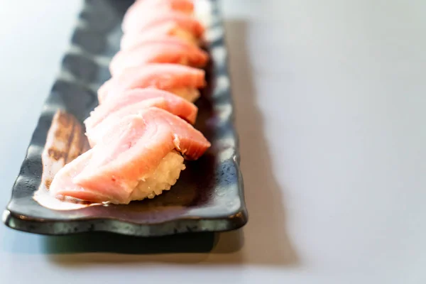 Tuna sushi or Otoro sushi — Stock Photo, Image