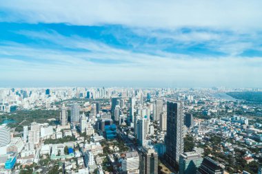Güzel cityscape mimarisi ve Bangkok Th içinde bina