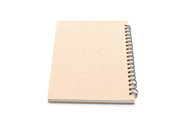 白を基調とした空白のノート — ストック写真
