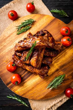 Izgara Barbekü kaburga domuz