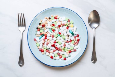 hap, ilaç, eczane, ilaç veya tıbbi plaka üzerinde