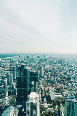 Güzel cityscape mimarisi ve Bangkok Th içinde bina