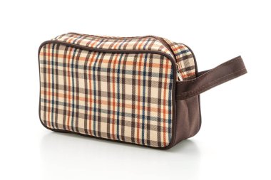 beyaz kumaş el çantası