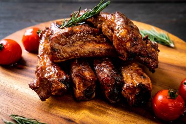 Izgara Barbekü kaburga domuz