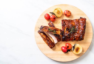 Izgara Barbekü kaburga domuz