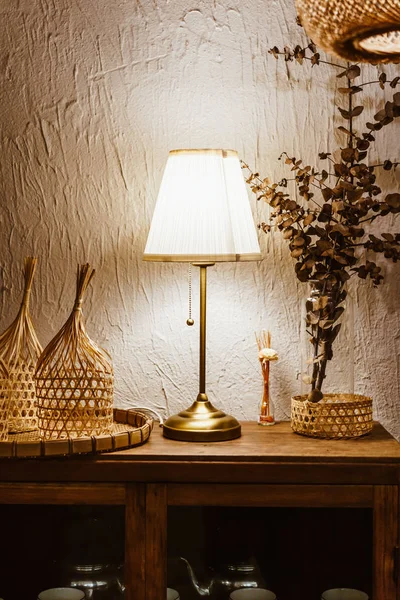 Belle décoration de lampe intérieur — Photo