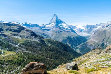 Gösterim Matterhorn Peak Zermatt, İsviçre.