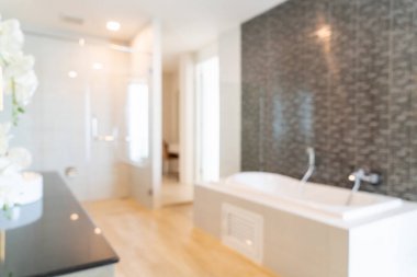 Soyut bulanıklık ve defocused banyo iç