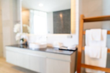 Soyut bulanıklık ve defocused banyo iç