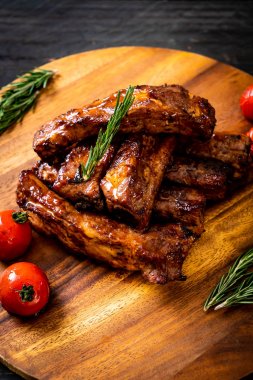 Izgara Barbekü kaburga domuz