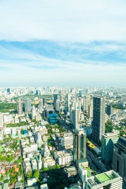 Güzel cityscape mimarisi ve Bangkok Th içinde bina