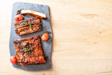 Izgara Barbekü kaburga domuz