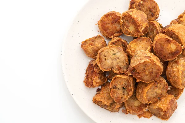 Rotolo di granchio fritto — Foto Stock