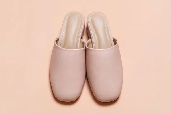 Nő divat bőr cipő — Stock Fotó
