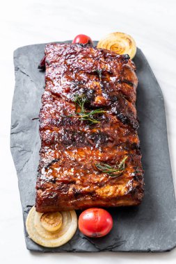 Izgara Barbekü kaburga domuz